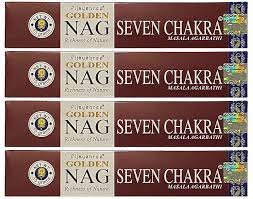 Golden Nag Seven Chakra Incense Sticks