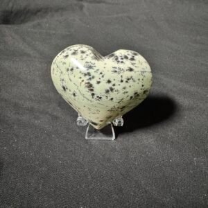 Dendritic Jasper Heart