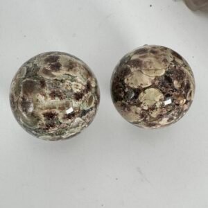 Green Flower Jasper Sphere
