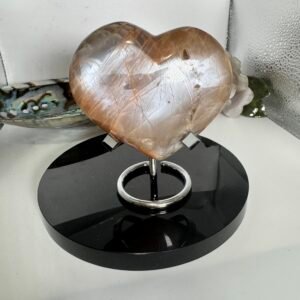 Peach Moonstone Heart 2