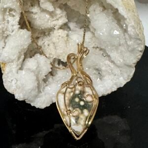Ocean Serenity (Ocean Jasper) in 14k Gold Filled Silver