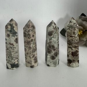Green Flower Jasper Points